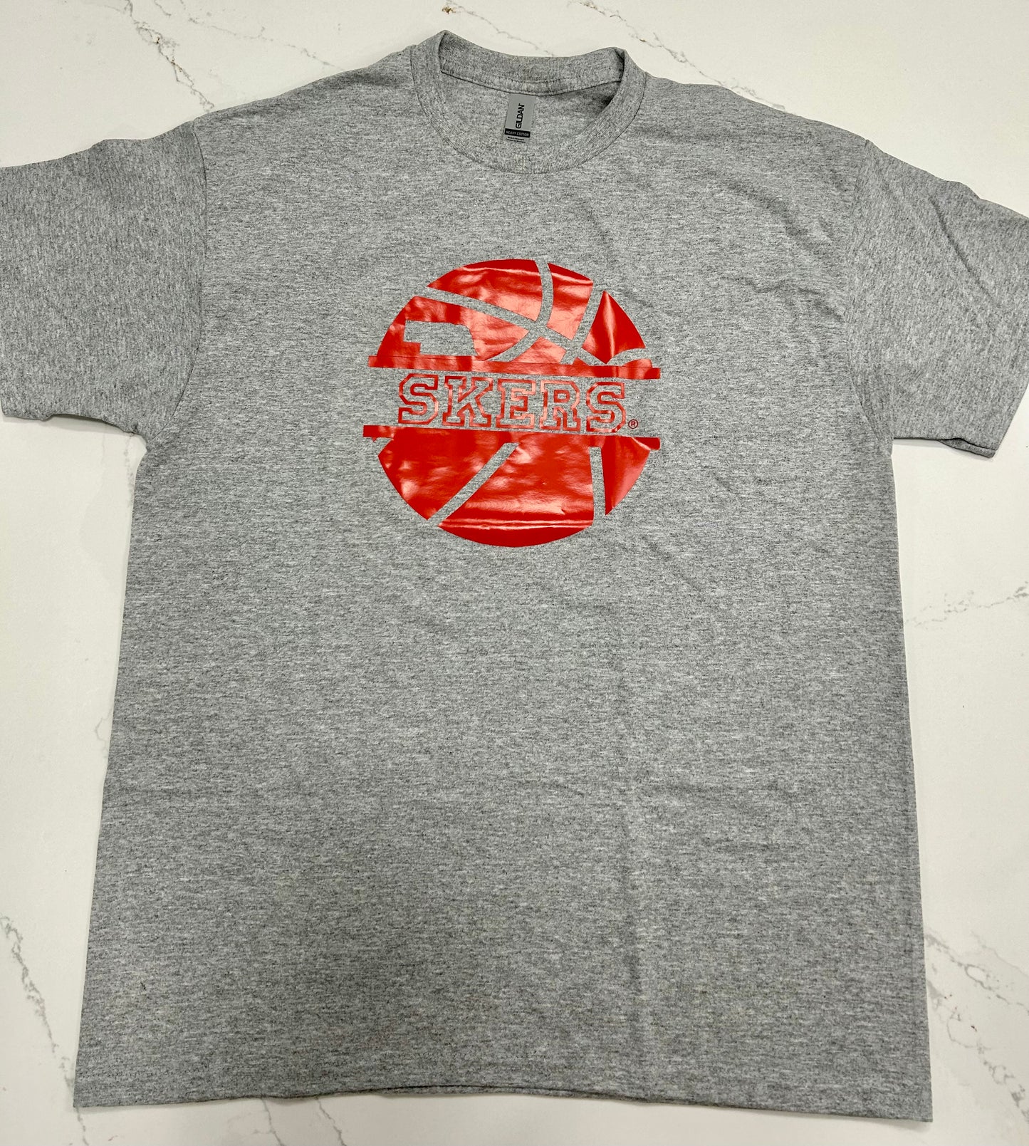 Skers Basketball Grey Unisex - Short Sleeve Shirt