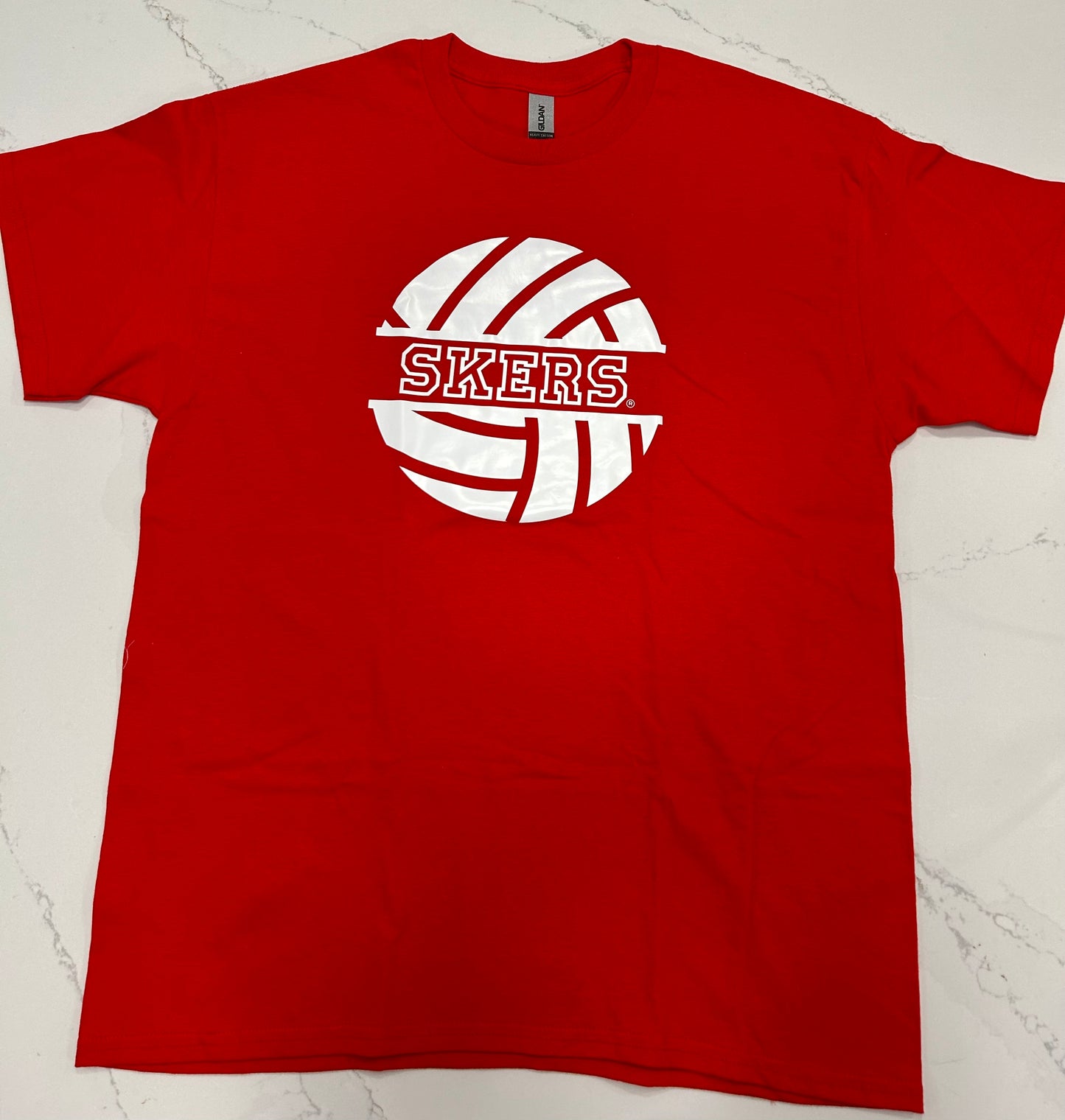 Skers Volleyball Red Unisex - Short Sleeve Shirt