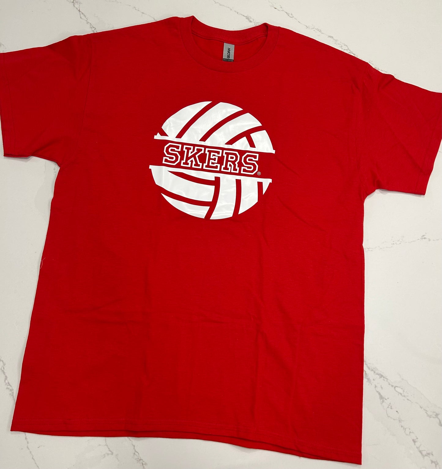 Skers Volleyball Red Unisex - Short Sleeve Shirt
