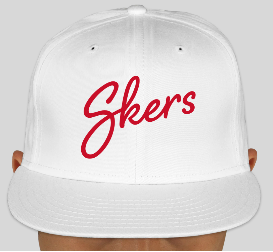 Skers White/Red - Trucker Hat